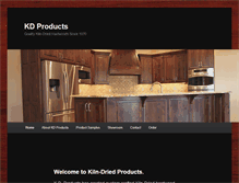 Tablet Screenshot of kdproduct.com